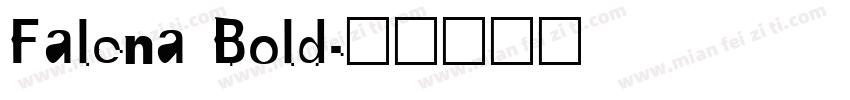 Falena Bold字体转换
